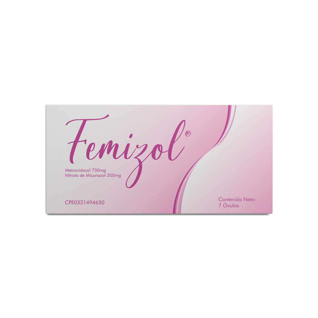 FEMIZOL 750mg-200mg ÓVULOS Metronidazol-Nitrato de Miconazol - Image 3