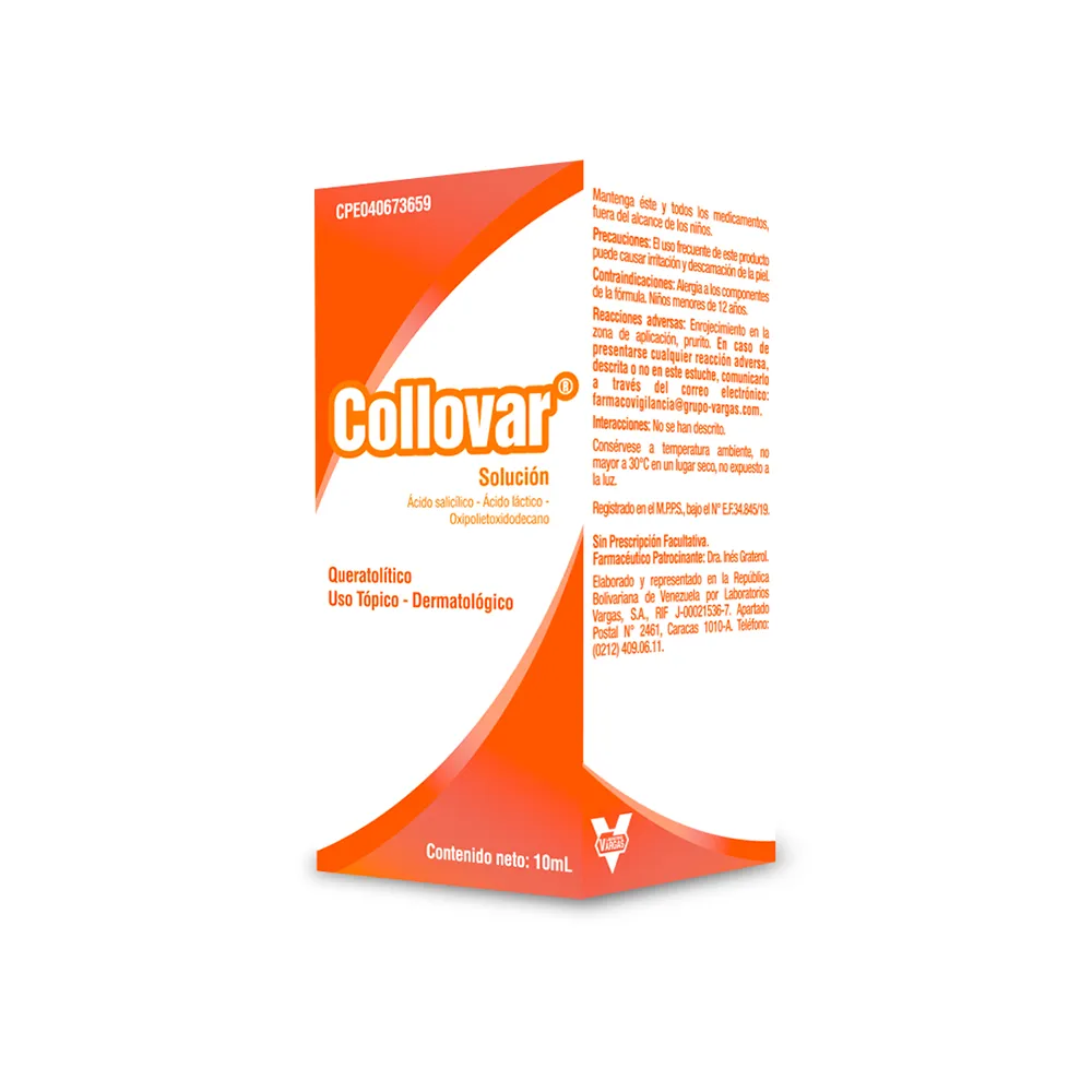 COLLOVAR® SOLUCIÓN ÁCIDO SALICÍLICO – ÁCIDO LÁCTICO – OXIPOLIETOXIDODECANO - Image 2