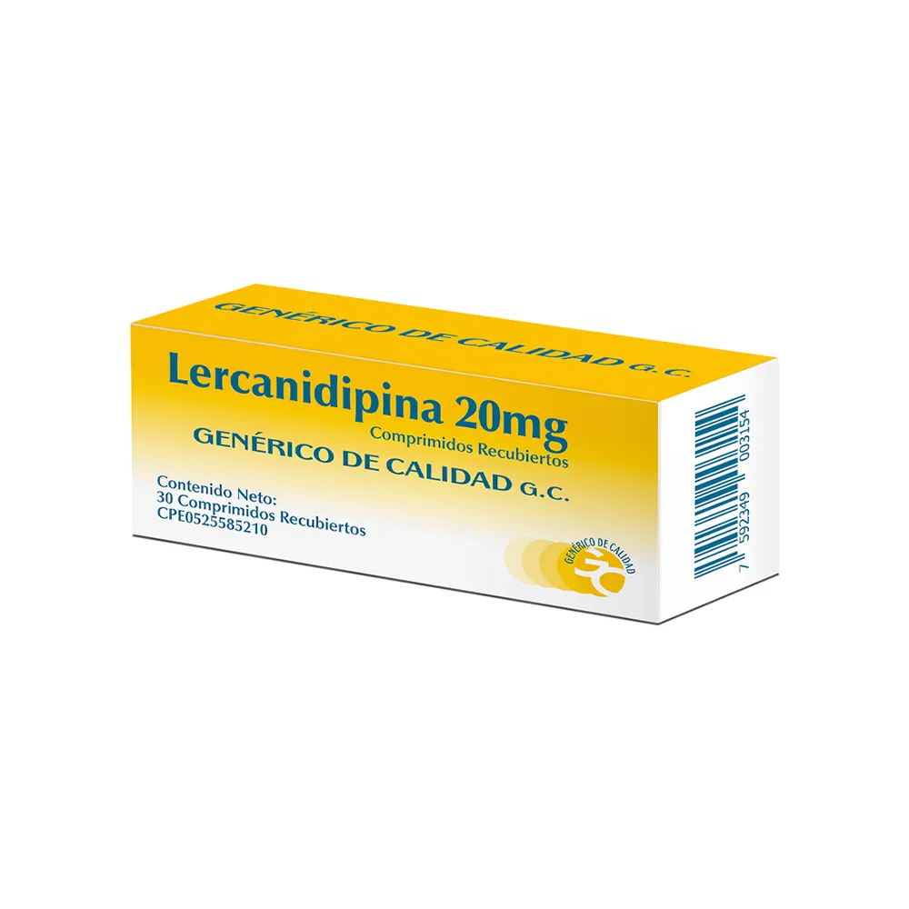 LERCANIDIPINA 20mg COMPRIMIDOS RECUBIERTOS - Image 2