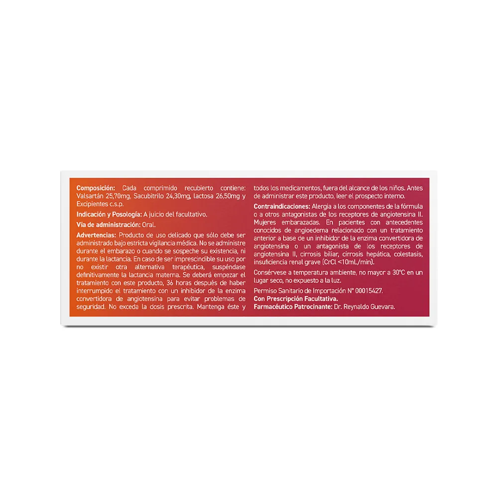 SACUTAN® 50mg COMPRIMIDOS RECUBIERTOS Valsartán con Sacubitrilo - Image 3