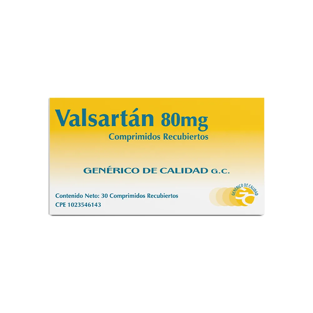 VALSARTÁN 80mg COMPRIMIDOS RECUBIERTOS - Image 2