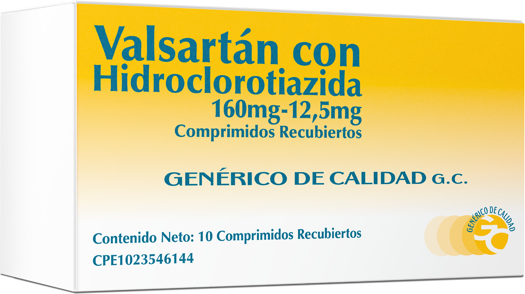 VALSARTÁN 160mg COMPRIMIDOS RECUBIERTOS