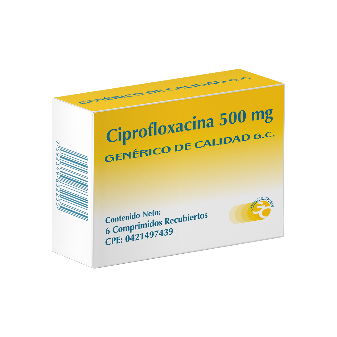 CIPROFLOXACINA 500 MG x 6 COMPRIMIDOS REC. - Image 2