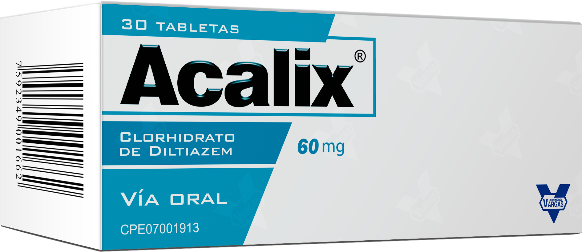ACALIX 60mg TABLETAS DILTIAZEM