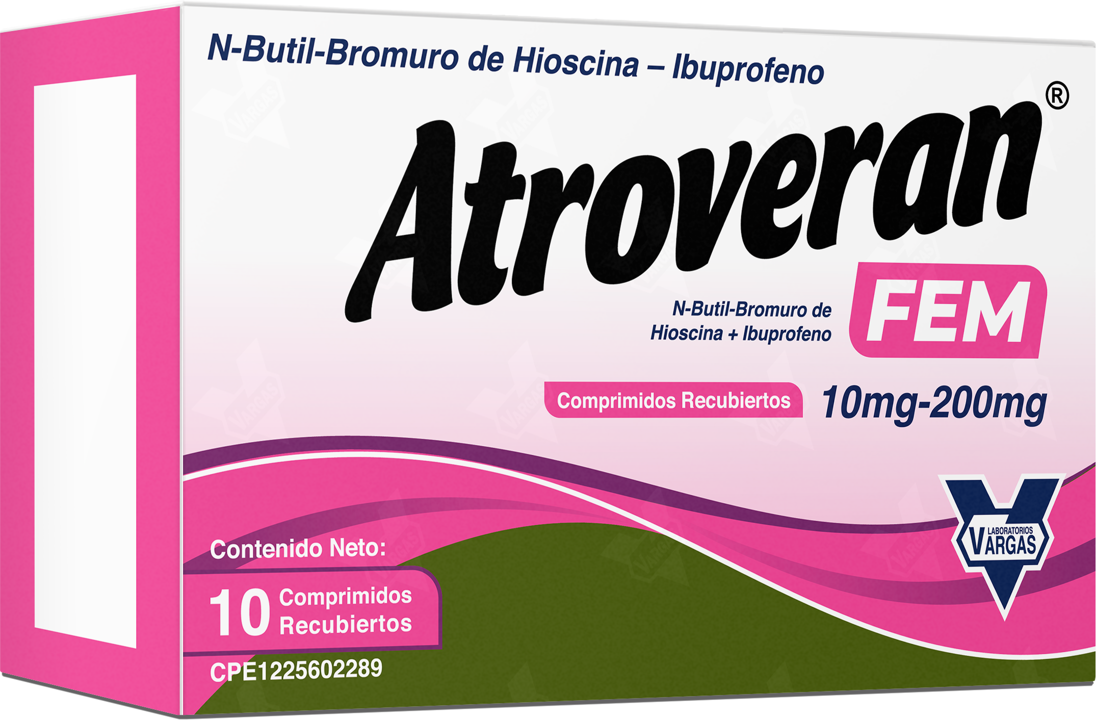 ATROVERAN FEM 10MG-200MG COMP. REC. X 10