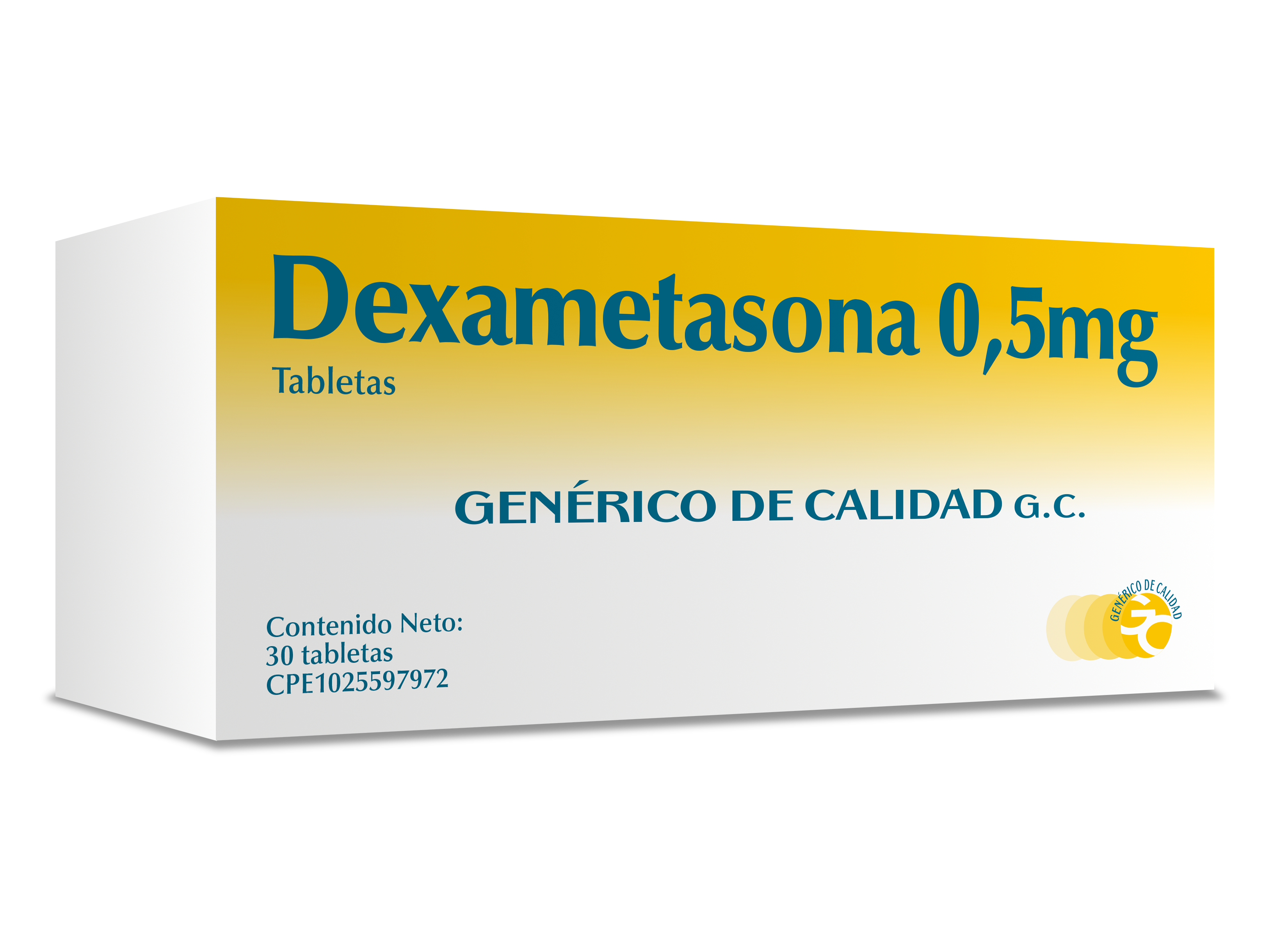 DEXAMETASONA 0,5 MG TABLETAS X 30